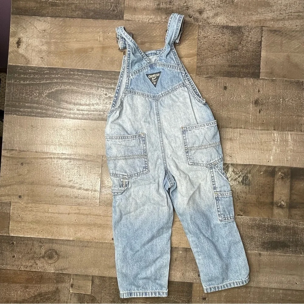 Oshkosh Denim Overalls size 2T